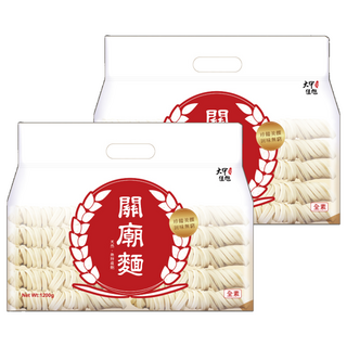大甲佳旭 關廟麵 - Q彈日曬麵條 多種料理方式, 2包, 1.2kg