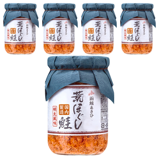 Hakodate Asahi 函館朝日 鮭魚鬆 荒鮭明太, 100g, 5罐