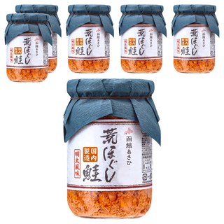 Hakodate Asahi 函館朝日 鮭魚鬆 荒鮭明太, 100g, 6罐