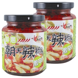 老騾子 鮮蔥朝天辣椒, 240g, 2罐