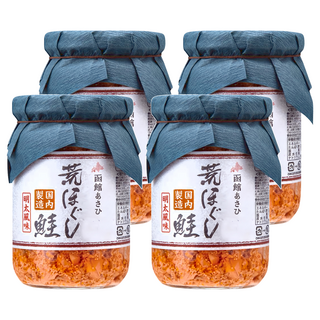 Hakodate Asahi 函館朝日 鮭魚鬆 荒鮭明太, 100g, 4罐