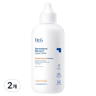 Dr.G The Moisture Barrier.D 保濕露化妝水, 200ml, 2個