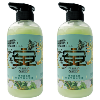 財神小舖 澡平安 除穢艾草沐浴露, 500ml, 2瓶