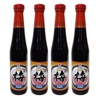 丸莊醬油 梅級蔭油清 台灣產, 420ml, 4瓶
