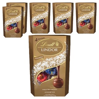Lindt 瑞士蓮 LINDOR Nongshim Lint Lindovol綜合200g*8個, 200g, 6個