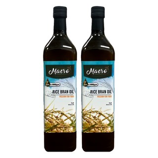 Macro 100%玄米油, 2個, 1L