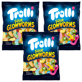 Trolli 爆酸蚯蚓造型軟糖, 3個, 100g
