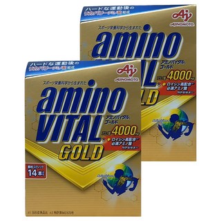 AJINOMOTO 味之素 黃金級胺基酸 bcaa amino vital 4.7g, 14包, 2盒