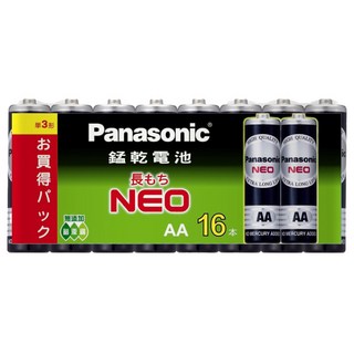 Panasonic 台灣公司貨 錳乾電池 3號, 16入, 1組, 16顆