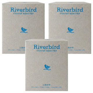 Riverbird 江鳥咖啡 長愛 濾掛式咖啡 核果/堅果/巧克力風味, 10g, 10包, 3盒