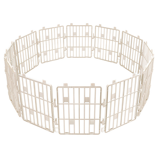 Purmi 魔法圍欄 12片分離式圍欄, 1個, 米色