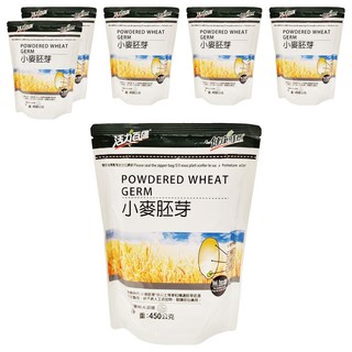 健康時代 小麥胚芽粉 無糖, 450g, 6包