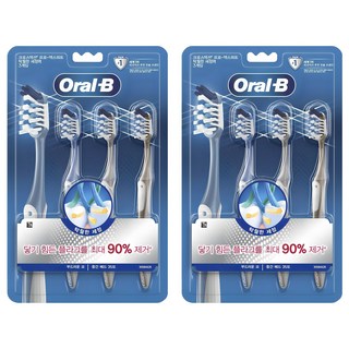 오랄비 크로스액션 탁월한세정력 칫솔, 3개입, 2개