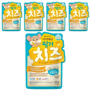 韓國 ivenet 手指起司, 20g, 起司口味, 5個