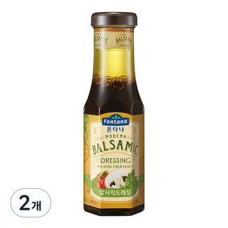 폰타나 발사믹 드레싱, 270g, 2개