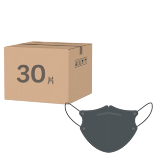 CSD 中衛 成人3D立體口罩, 夜幕灰, 30片, 1盒