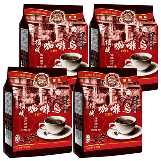 咖啡樹牌檳城濾袋式經典咖啡烏 黑咖啡經典原味, 11g, 20包, 4袋