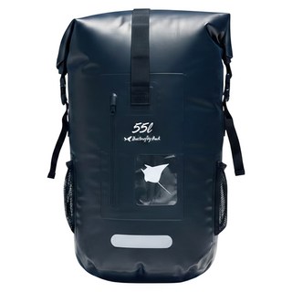 ButterFly Fish 蝴蝶魚 Manta防水背包 55L, 黑色