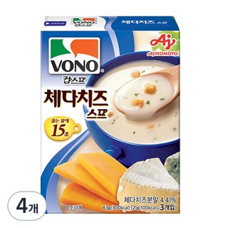 VONO 切達起司湯, 63g, 4個