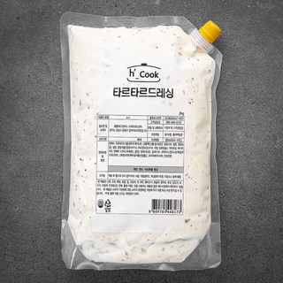 에이치쿡 타르타르드레싱 소스, 2kg, 1개