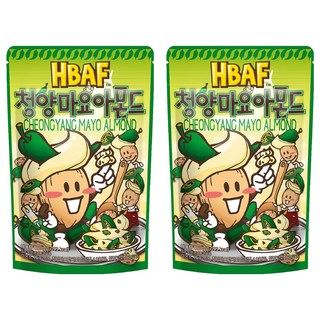 HBAF 杏仁果 青陽辣椒美乃滋味, 190g, 2包