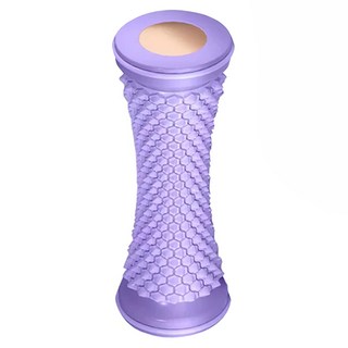 腳底按摩立體凸點滾輪棒-B, 紫色, 1個