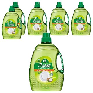 毛寶 洗碗精 植物性椰子油配方, 3kg, 6瓶