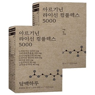 Danbaekharu 精氨酸賴氨酸複合物 5000 30入, 600ml, 2盒