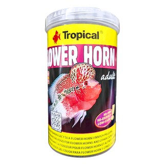 波蘭 Tropical 高蛋白花羅漢增艷成長飼料, 1L, 1罐