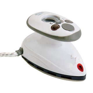 蒸好熨 智能雙電壓蒸氣迷你小熨斗, 乾濕兩用, 420W, 110V-220V, 20秒出蒸氣, 單一商品, 白色