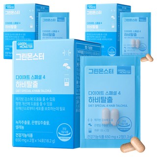 그린몬스터 다이어트 스페셜 4 하비탈출, 18.2g, 3개