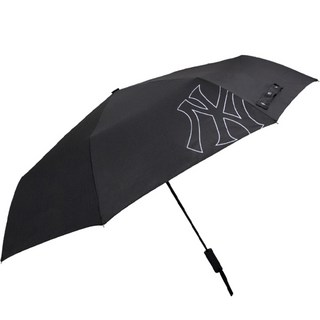 MLB 大Logo三折自動傘 + 傘套組