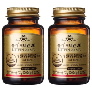 SOLGAR 葉黃素膠囊, 60顆, 2罐