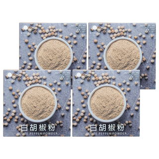 香料共和國 白胡椒粉 70g*1包, 4盒