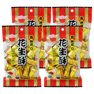 惠香 花生酥, 鹹甜交織，外酥內鬆，年節慶典拜拜佳選, 170g, 4袋