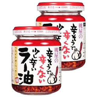 桃屋 大蒜辣油, 110g, 2罐