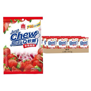 義美 知心水果軟糖 草莓風味, 94.5g, 12袋