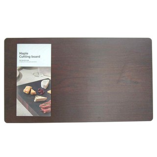 LENANSE 韓國楓木砧板, 質感原木外觀可當盤子上桌, L(440 x 250 x 20mm), 深棕色, 1個