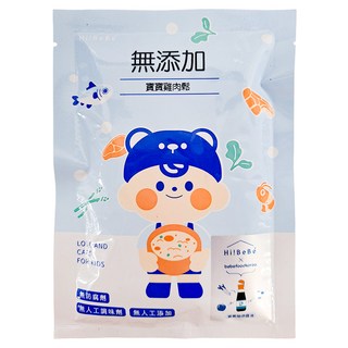 Hibebe 無添加寶寶雞肉鬆, 台灣黑羽土雞肉, 無防腐劑, 無人工色素, 無味精, 60g, 1包