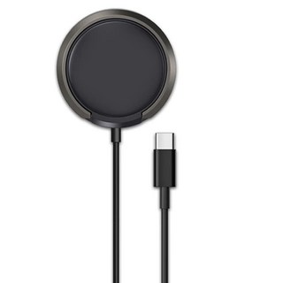 HONG JIN 宏晉 磁吸式無線充電器 HJ-W02 1m, 黑色, 1個