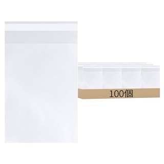OPP透明自黏袋 26 x 33 + 4cm 台灣製, 100個