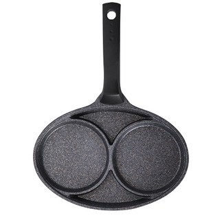 Lacena 鑄造2孔煎蛋鍋, 21*14*6.5cm, 1組