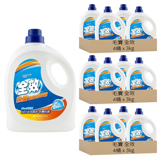毛寶 全效 抗菌柔軟洗衣精 薰衣草香氛, 3kg, 12桶