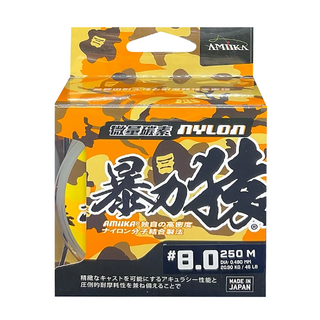台灣 AMiKA 暴力猿 微量碳纖分子 超耐磨釣線 路亞 20.90kg/46LB, 1個, 透明