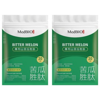 MedBIO 美百優 專利山苦瓜胜肽膠囊, 30顆, 500mg, 2包