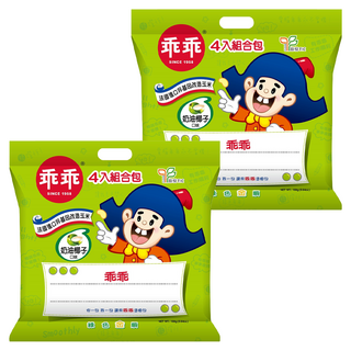 乖乖 玉米脆條 奶油椰子 4包 Set, 奶素可食, 香醇濃郁, 40g, 8包