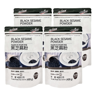 健康時代 黑芝麻粉 無加糖, 420g, 4包