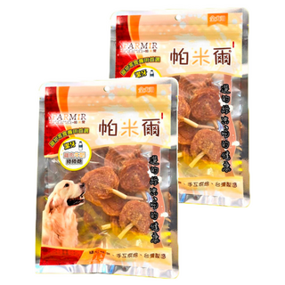 PARMIR 帕米爾 雞肉牛奶潔牙棒棒糖 12入, 低脂低鹽, 添加Oligo寡糖, 100%新鮮原肉, 雞肉牛奶, 2包, 240g