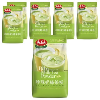 馬玉山 珍珠奶綠茶粉, 700g, 1入, 6包