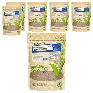 Vilson 米森有機 有機黑糖, 450g, 6包